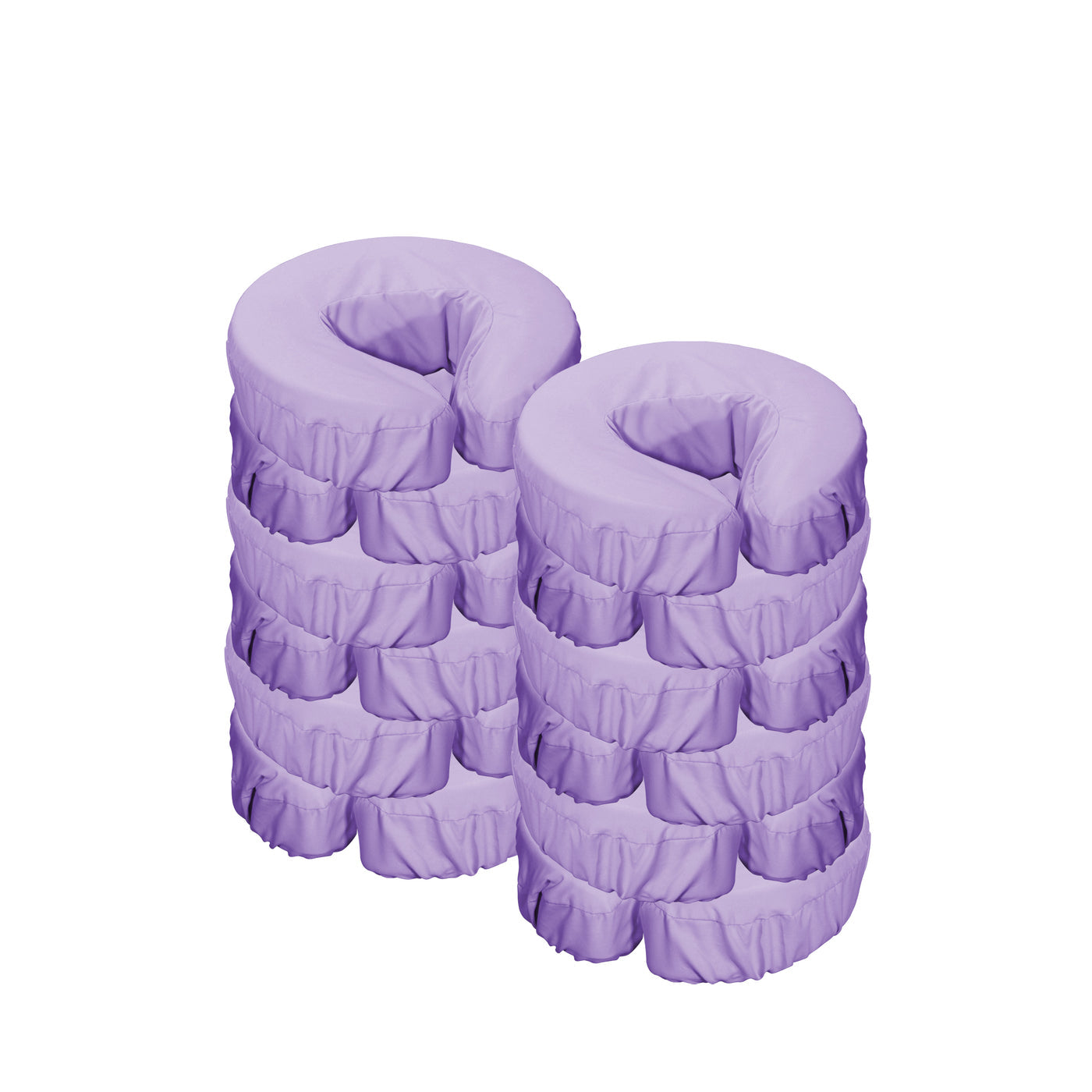 Master Massage Microfiber Face Cushion Cover 12 Piece Set - Machine Washable - 12 Pack Purple