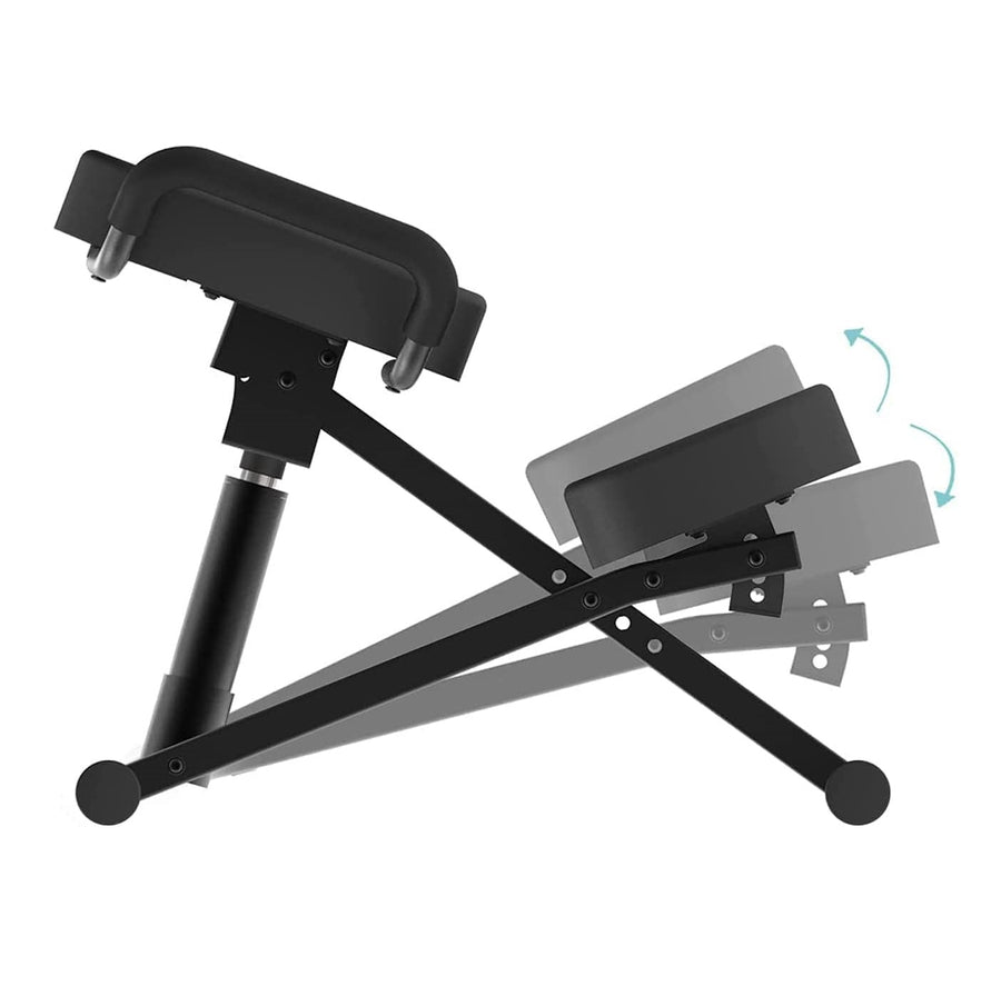 Master Massage Multifunctional Ergonomic Kneeling Posture Chair with adjustable incline positions.