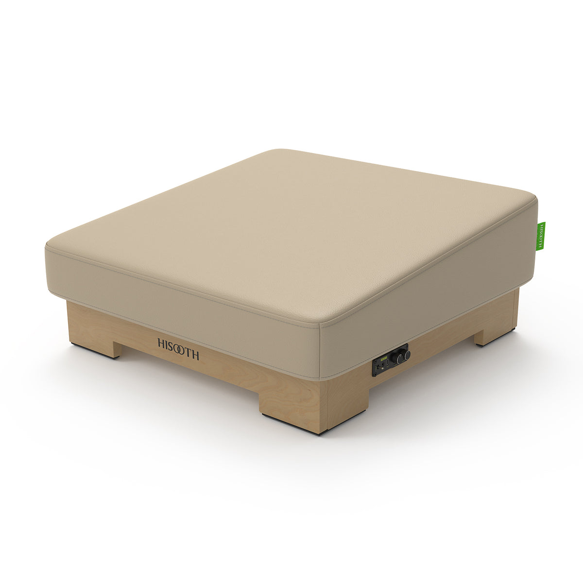 Hisooth LotusRise VibroAcoustic Therapy Meditation Platform Classic Maple + Beige