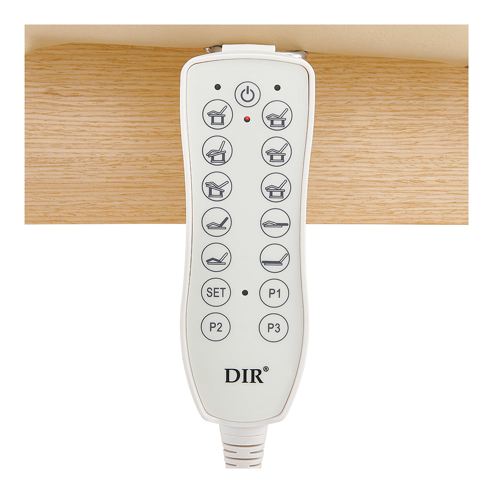 White remote for Luxi 4 Motors Medical Spa Treatment Table by DIR.