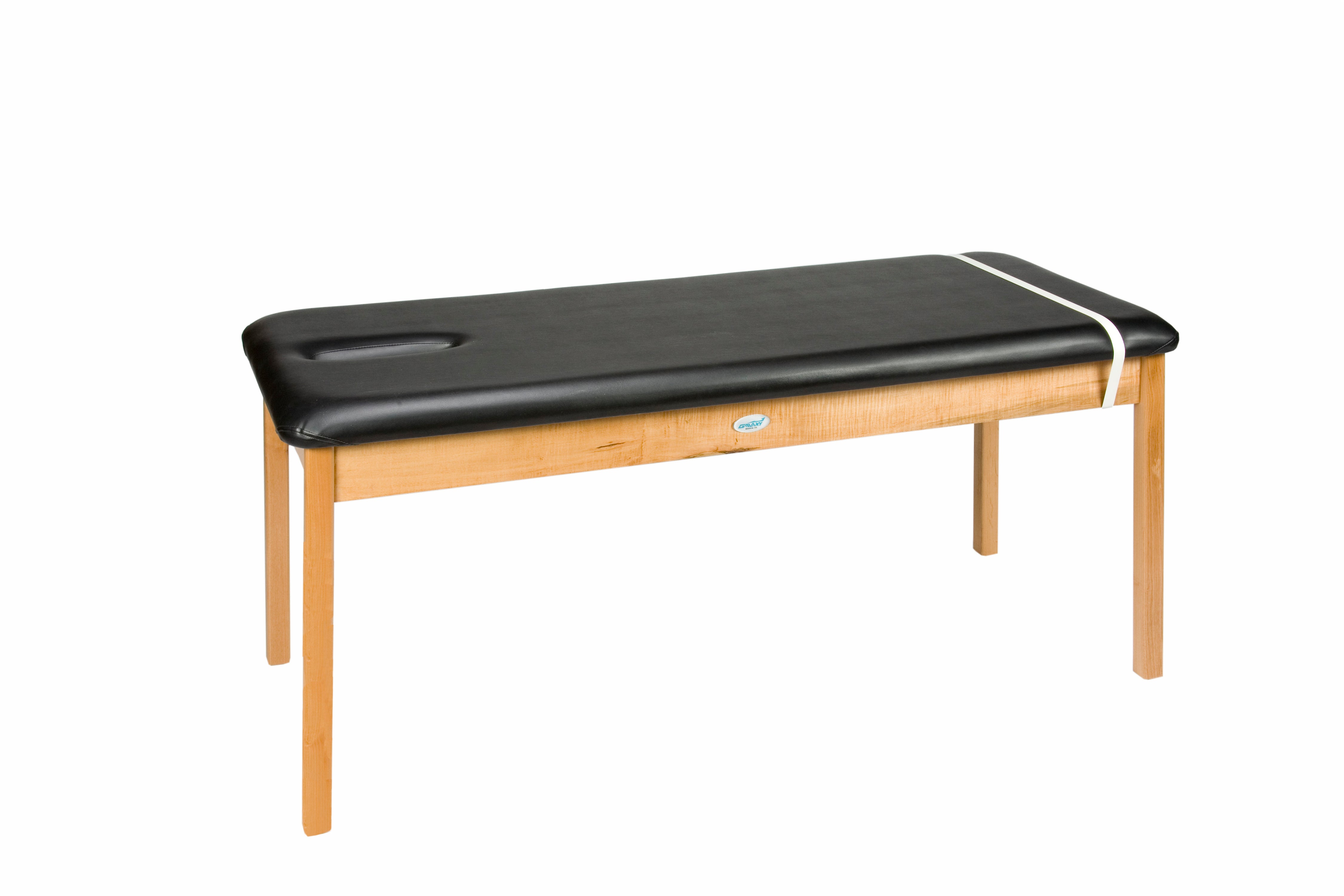 Galaxy Mfg 1989-30 treatment table with face hole, ideal for medical or spa use.