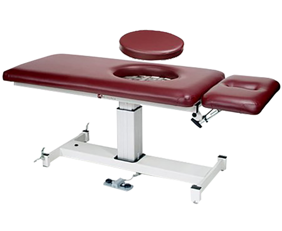 Armedica AM-SP 202 Treatment Table - Two Section Pre-Natal Single Pedestal