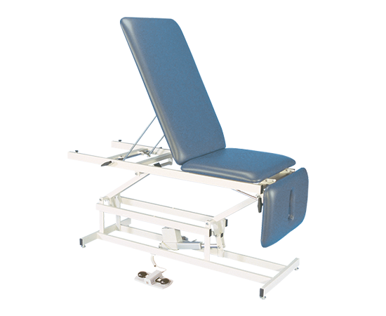 Armedica AM-353 Treatment Table, three-section top, no casters, non-elevating center.