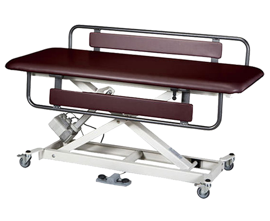 Armedica AM-SX1072 Changing Table, 25"x72", with side rails and sturdy wheeled frame.