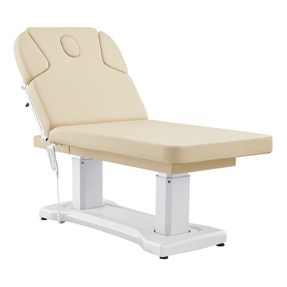 Tranquility 4 Motors Spa Table by DIR with headrest and adjustable electric controls.