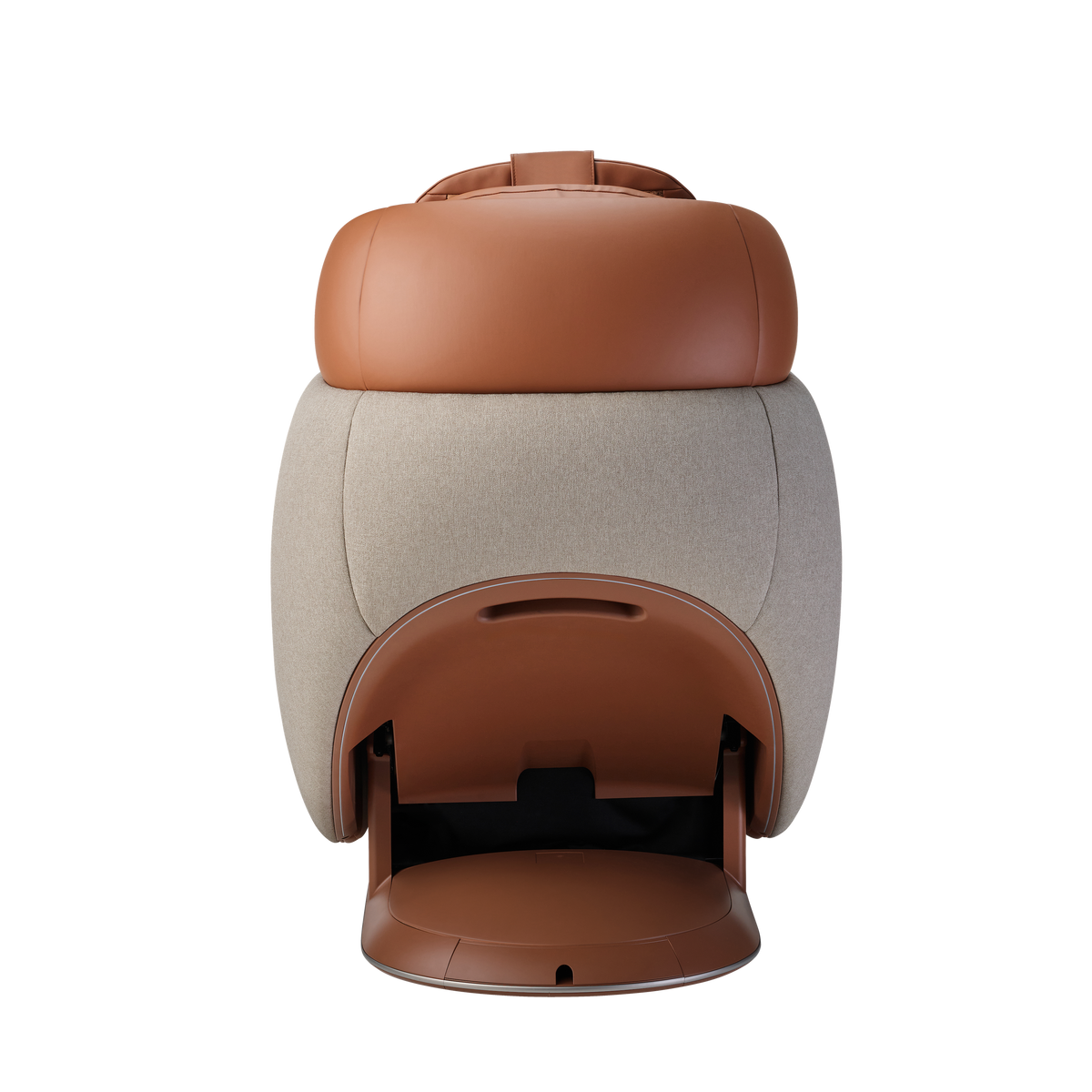 Brown Ceragem M10 Massage Chair with a white background