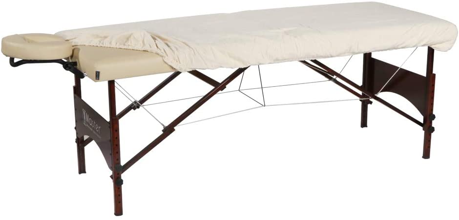 Master Massage Fitted Flannel Table Cover for Massage Table - Universal Size on a white background
