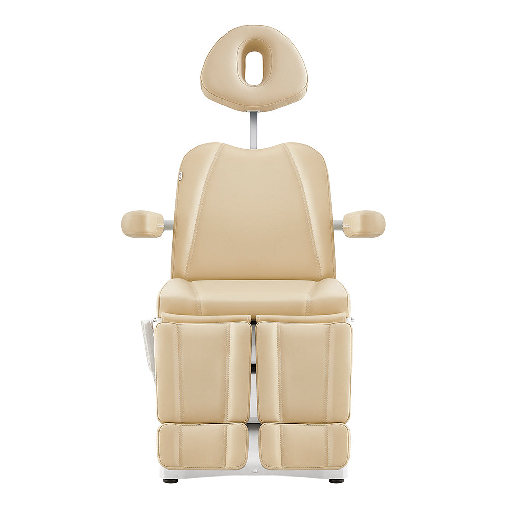 DIR Libra II Full Medical Electric Procedure Chair in beige with headrest, armrests, and supports.
