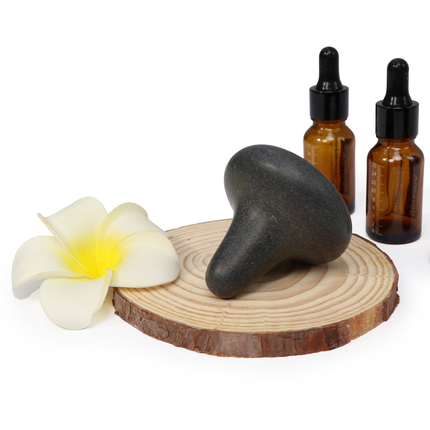 MT Mushroom Shape Balsalt Hot Massage Stone Trigger Presser Point