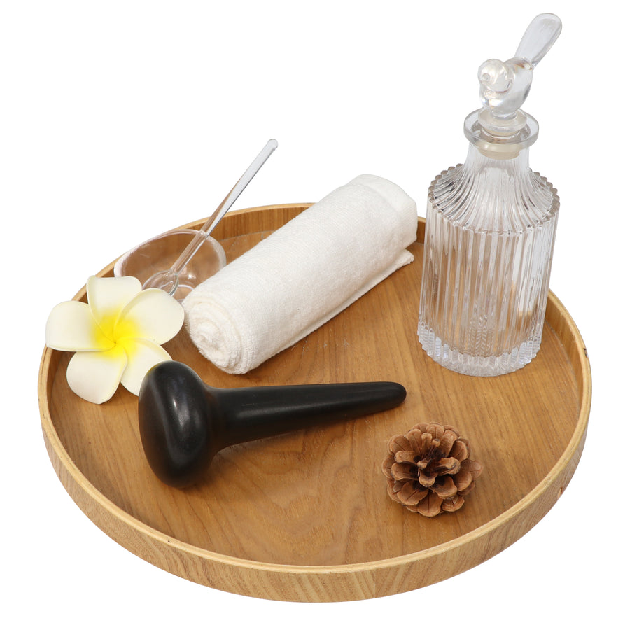 MT Massage Basalt Nail Shape Hot Stone Massage Trigger Point Tool