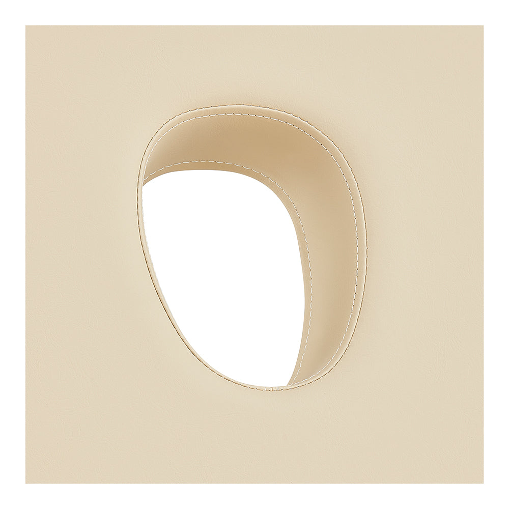 Beige Serenity Electric Treatment Table DIR by DIR with oval cut-out, perfect for spas.