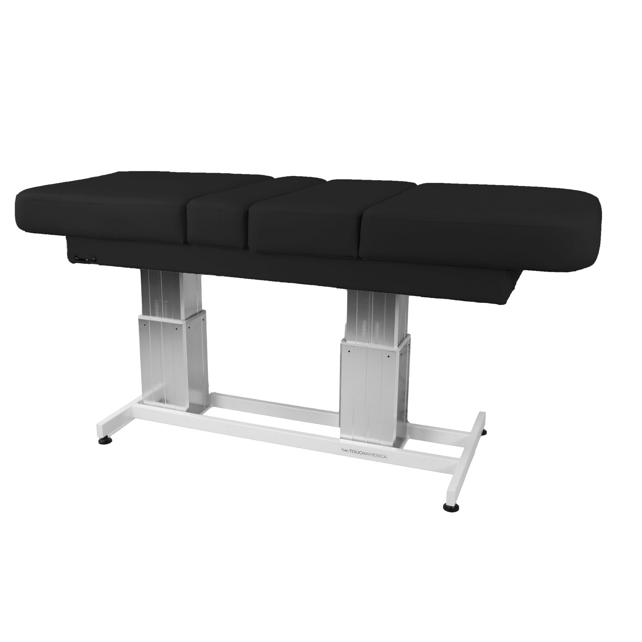 TouchAmerica ATLAS CLASSIC exam table with adjustable pedestals and Trendelenburg feature.