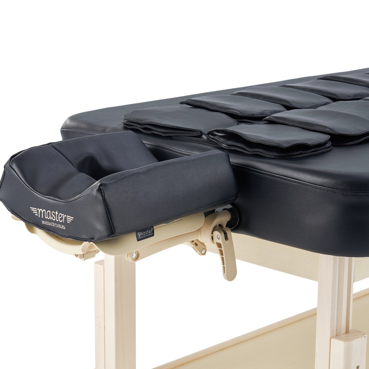 Master Massage AirMaster table with face cradle, perfect for full-body AirWave sessions.