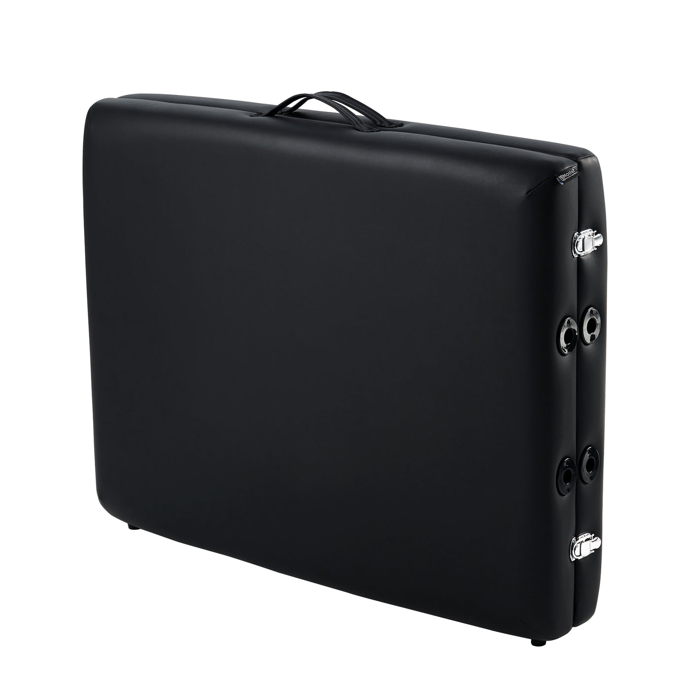 Master Massage ARGO black hard case with handle and metal latches for portable massage tables.