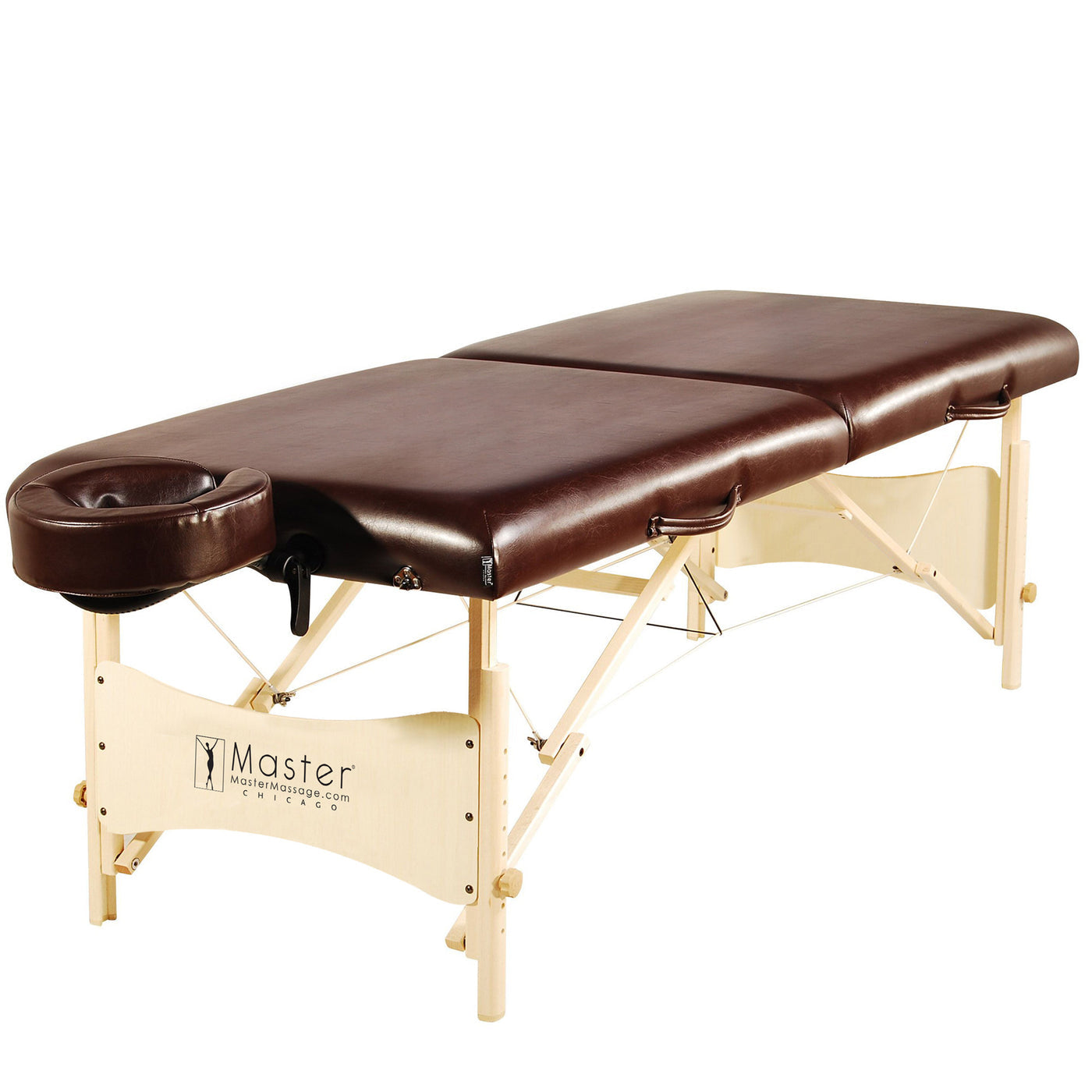 Master Massage BALBOA portable table with multi-layer foam and adjustable face cradle.