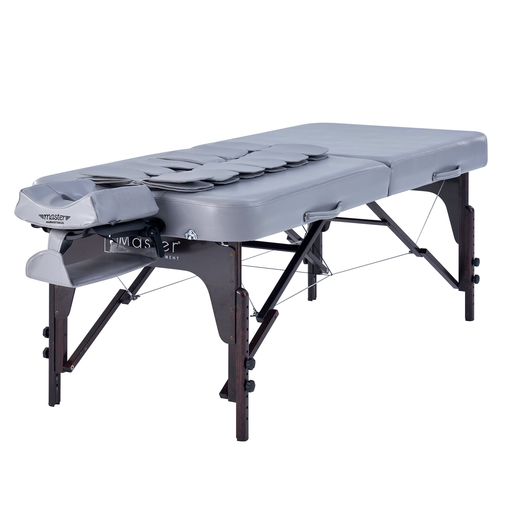 Master Massage BRISTOL Airwave portable table with face cradle, for full-body stretching massage.
