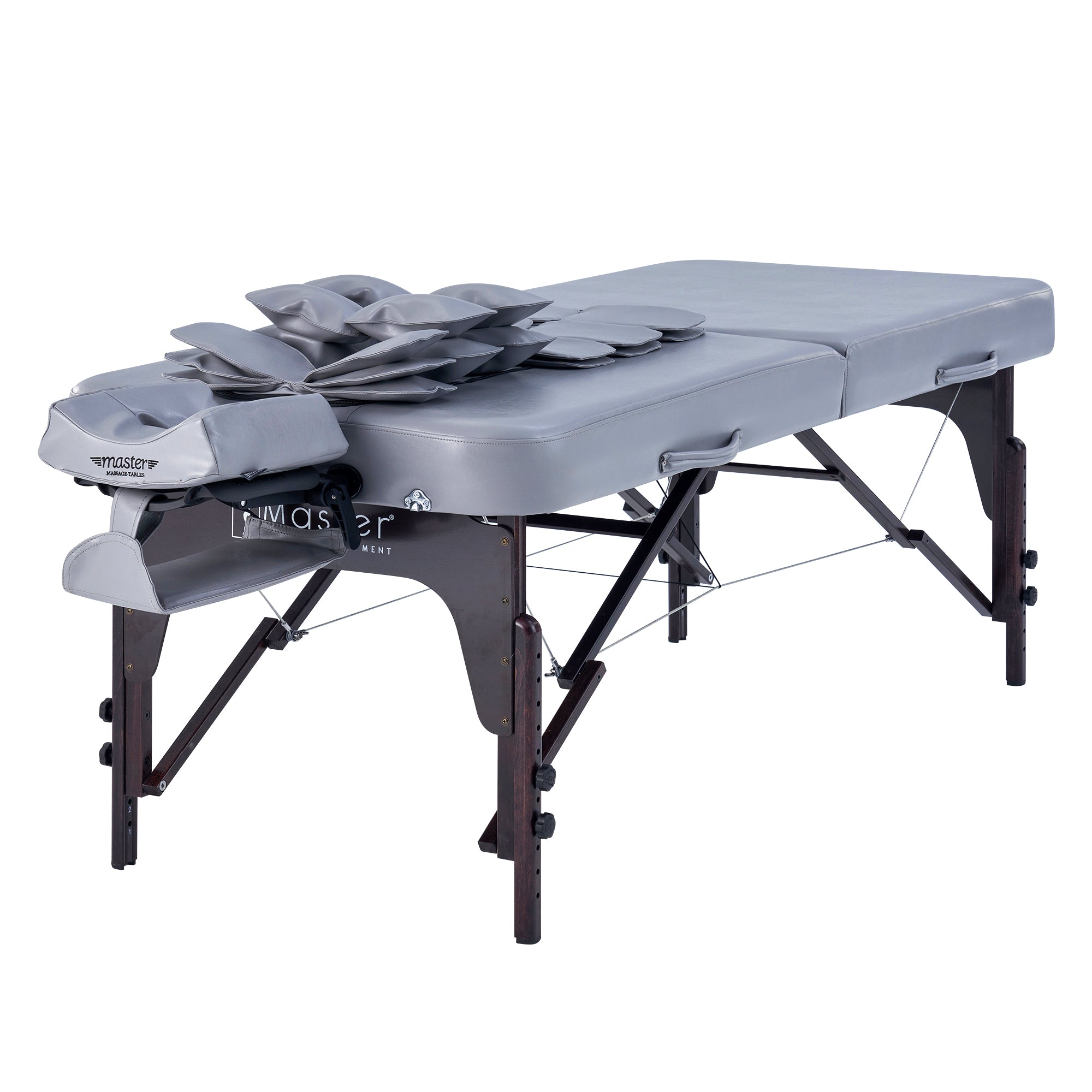 Master Massage BRISTOL Airwave Full Body Stretching Table with face cradle, ideal for massages.