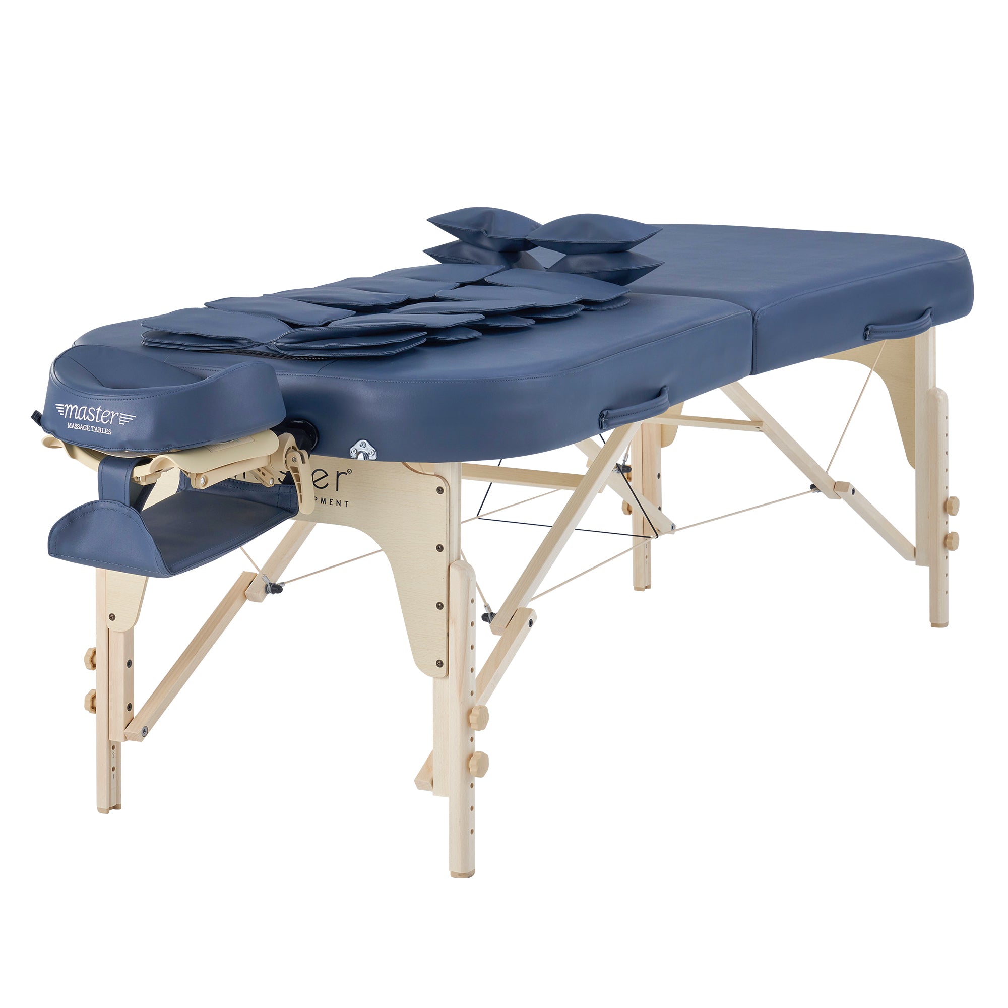 Master Massage CONCORD Airwave portable table with airbag tech and adjustable headrest.