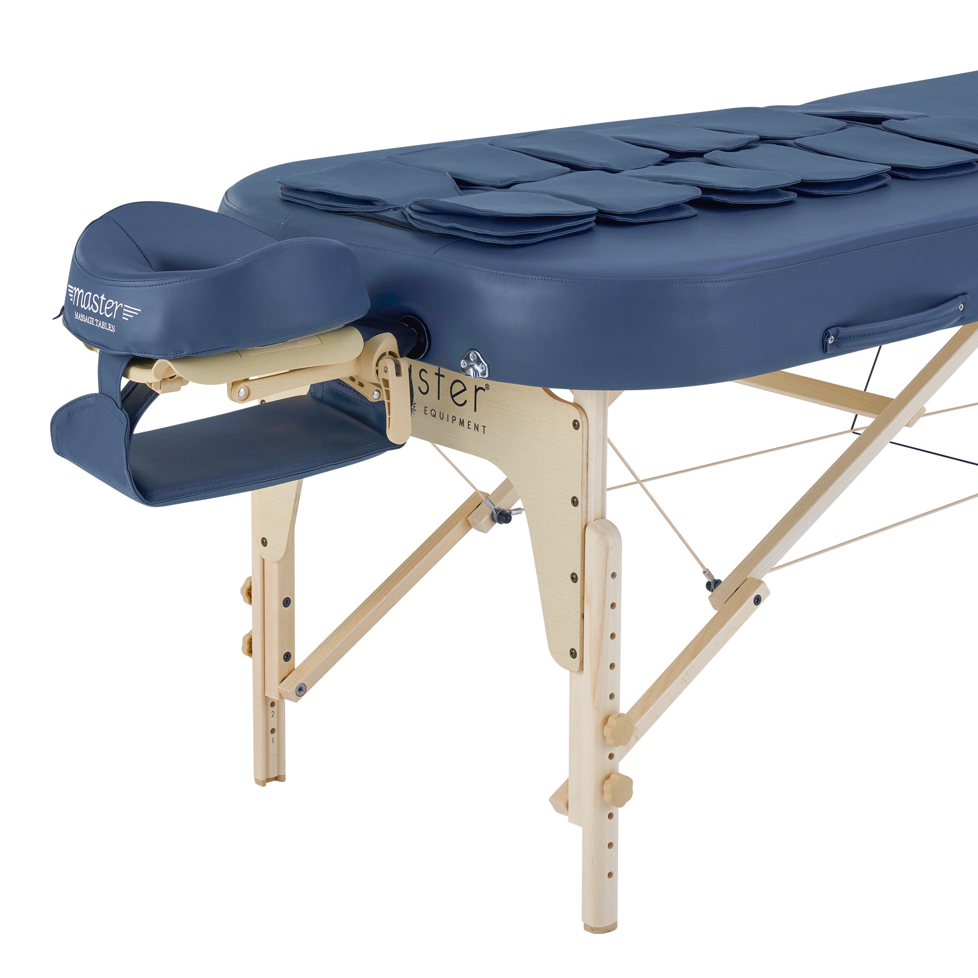 Master Massage CONCORD Airwave portable massage table with face cradle, white background.