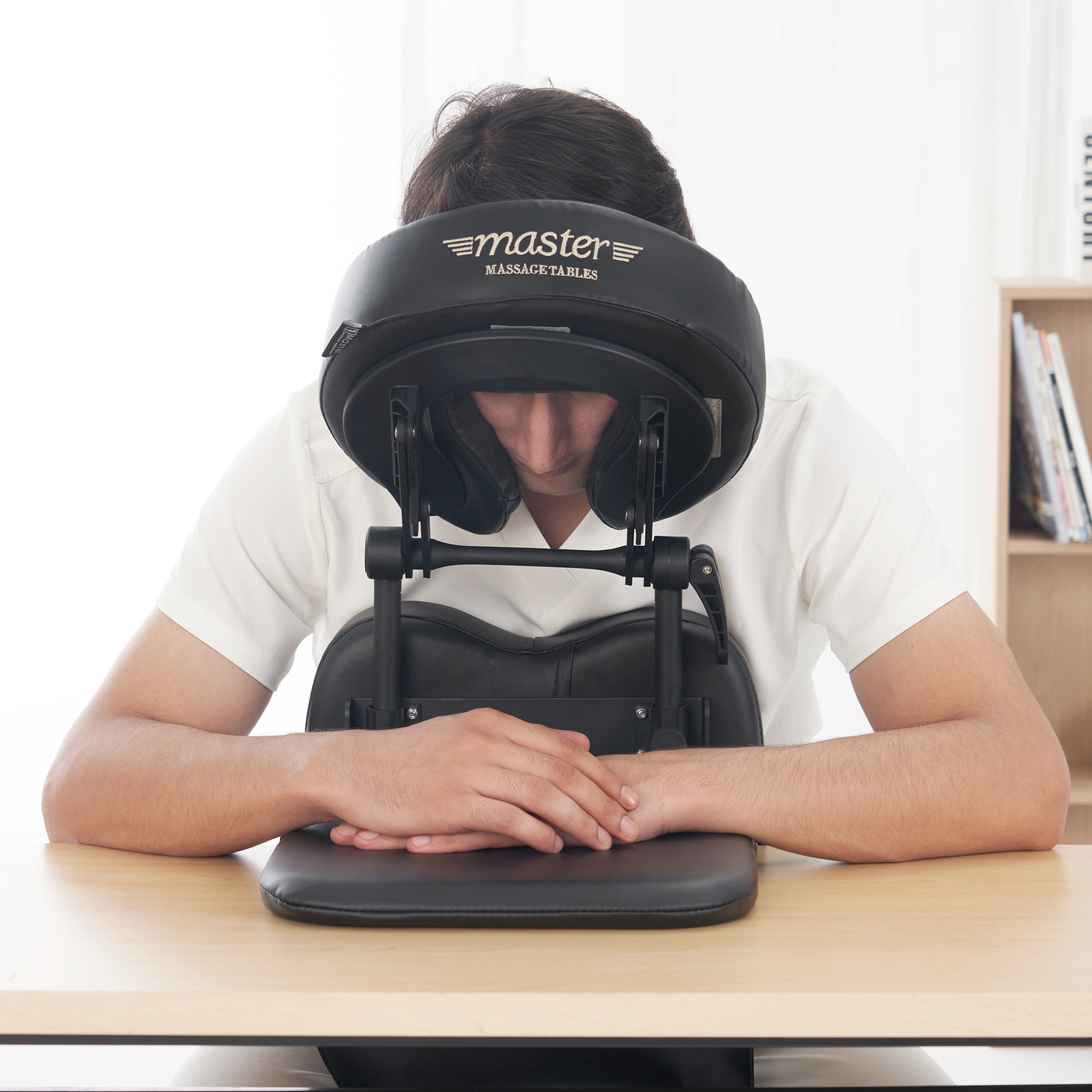 Person using a Master Massage - Pack-n-Go Massage Kit in Black