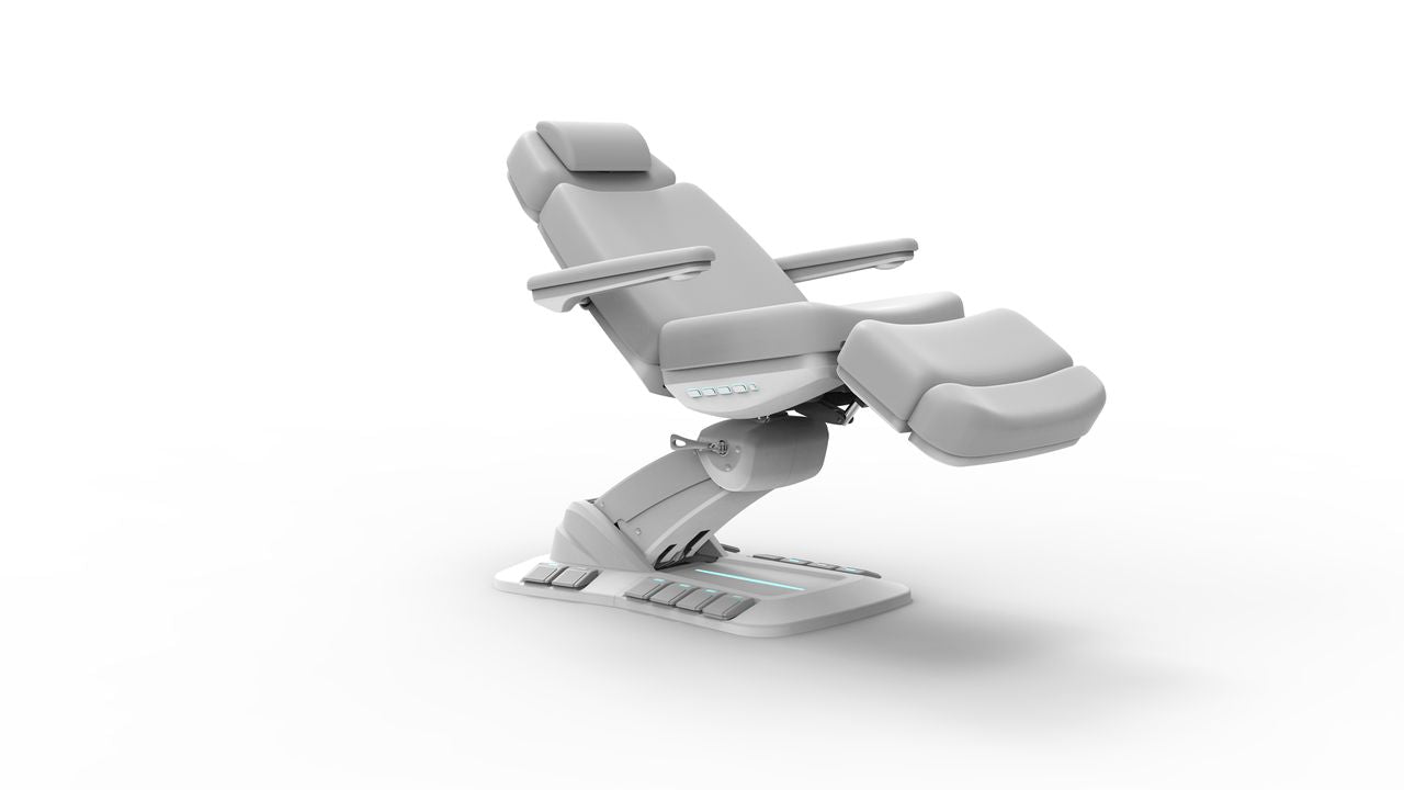 Silverfox America 2246EBN electric massage chair with armrests on white background.