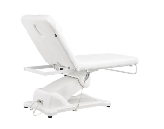 Serenity Electric Treatment Table DIR by DIR—white, electronic controls, perfect for spas.