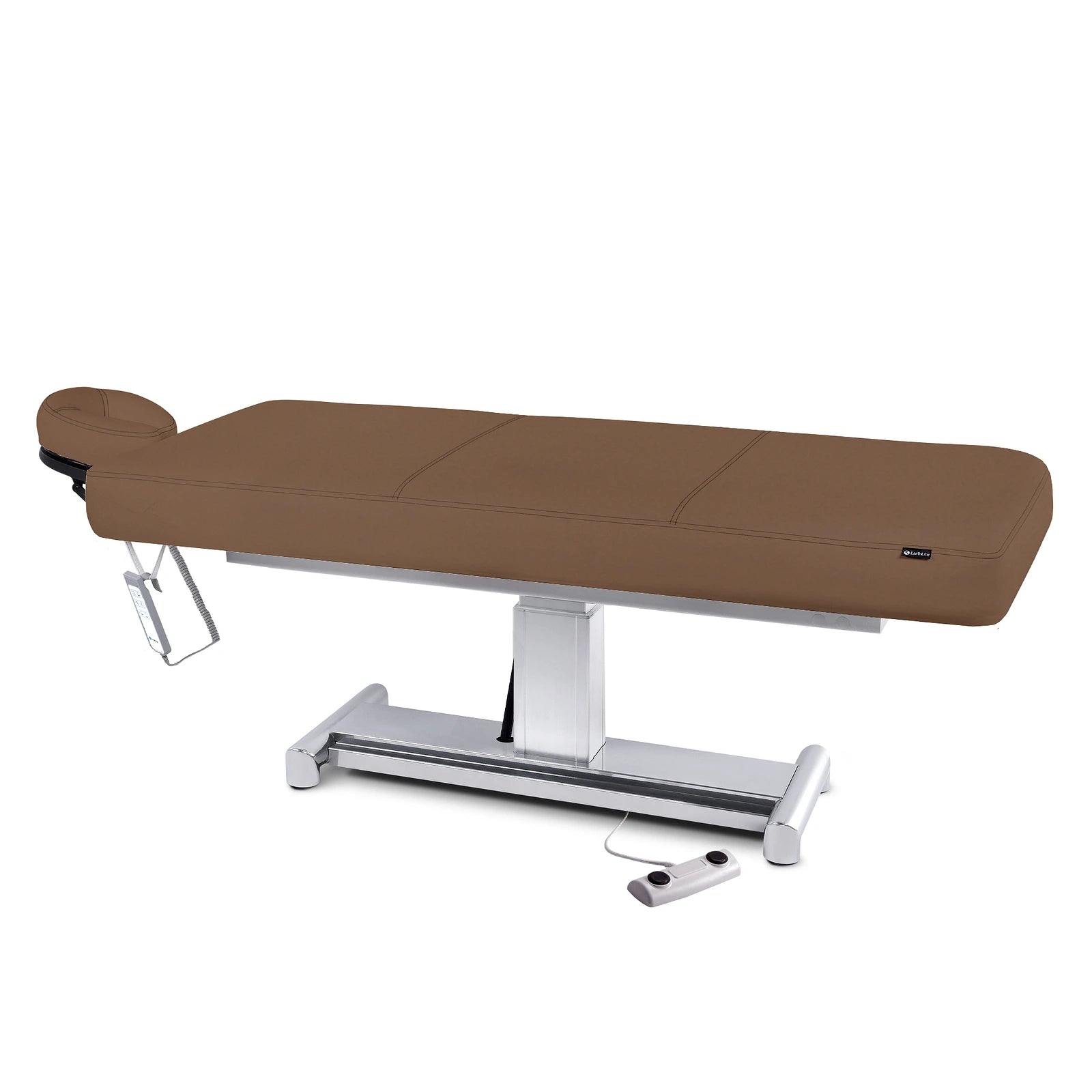 EarthLite Everest LX treatment table, ADA compliant, electric lift, adjustable headrest.