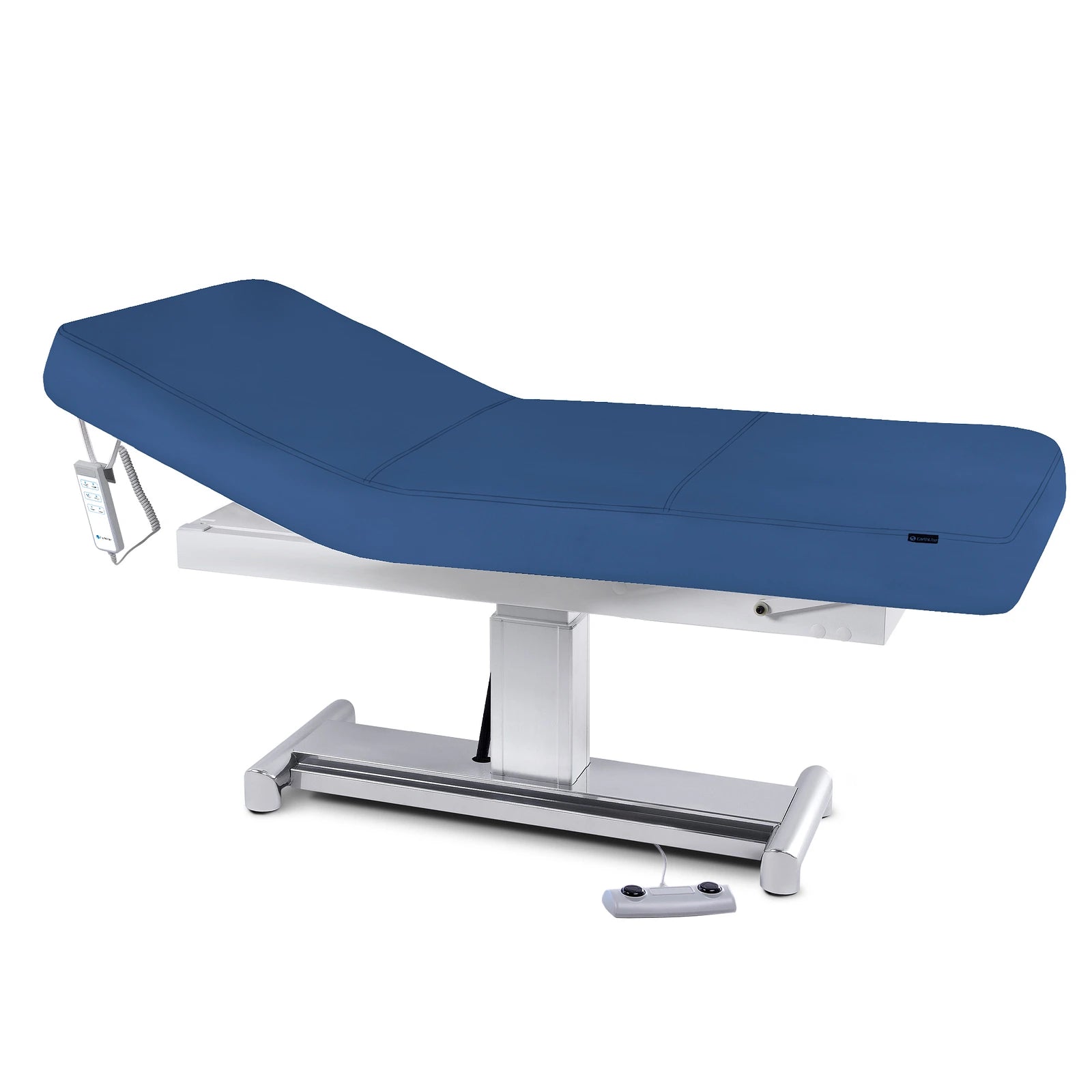 EarthLite EVEREST LX Tilt Table with remote, Comfort-Flex PU upholstery, replaceable mattress.