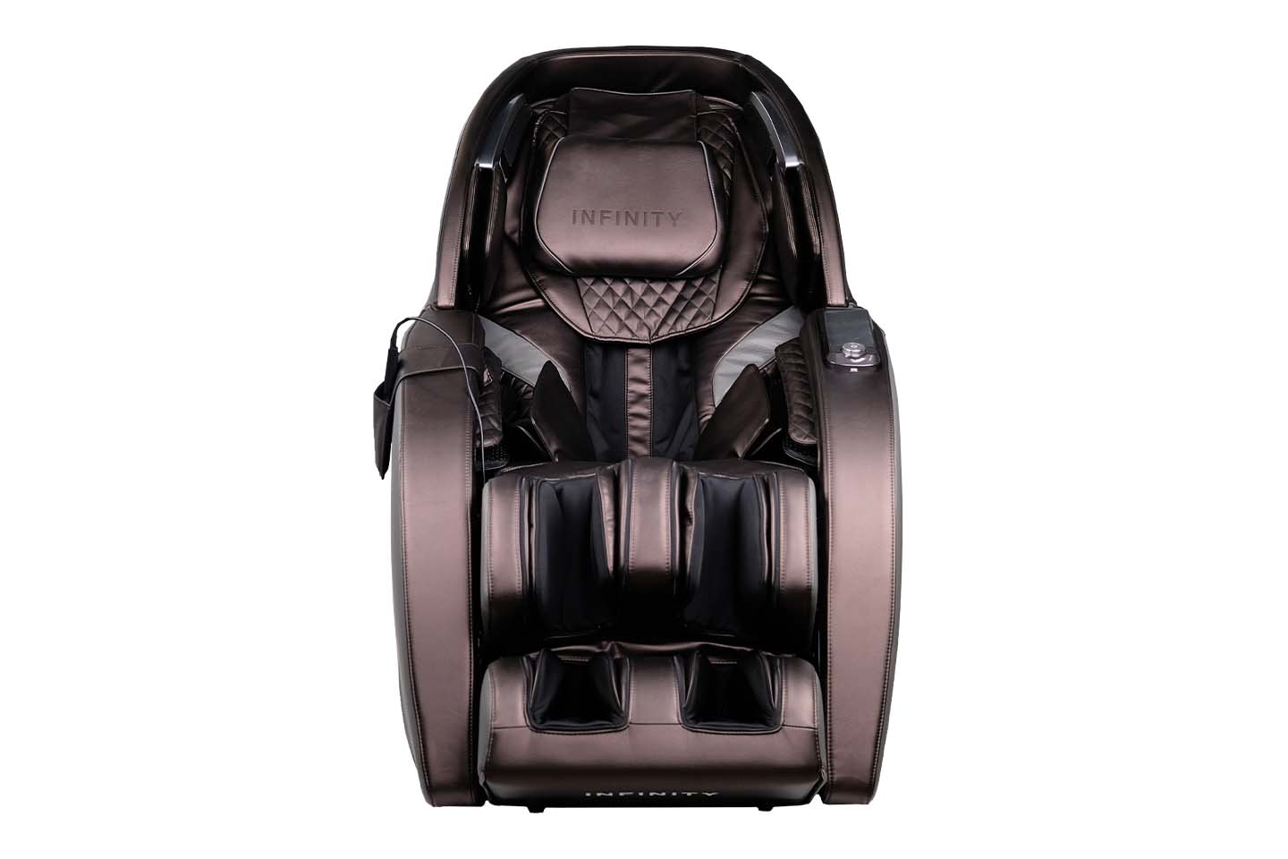 Certified Preowned Infinity Evo Max 4D Electric Massage Chair, front view, by Infinity.
