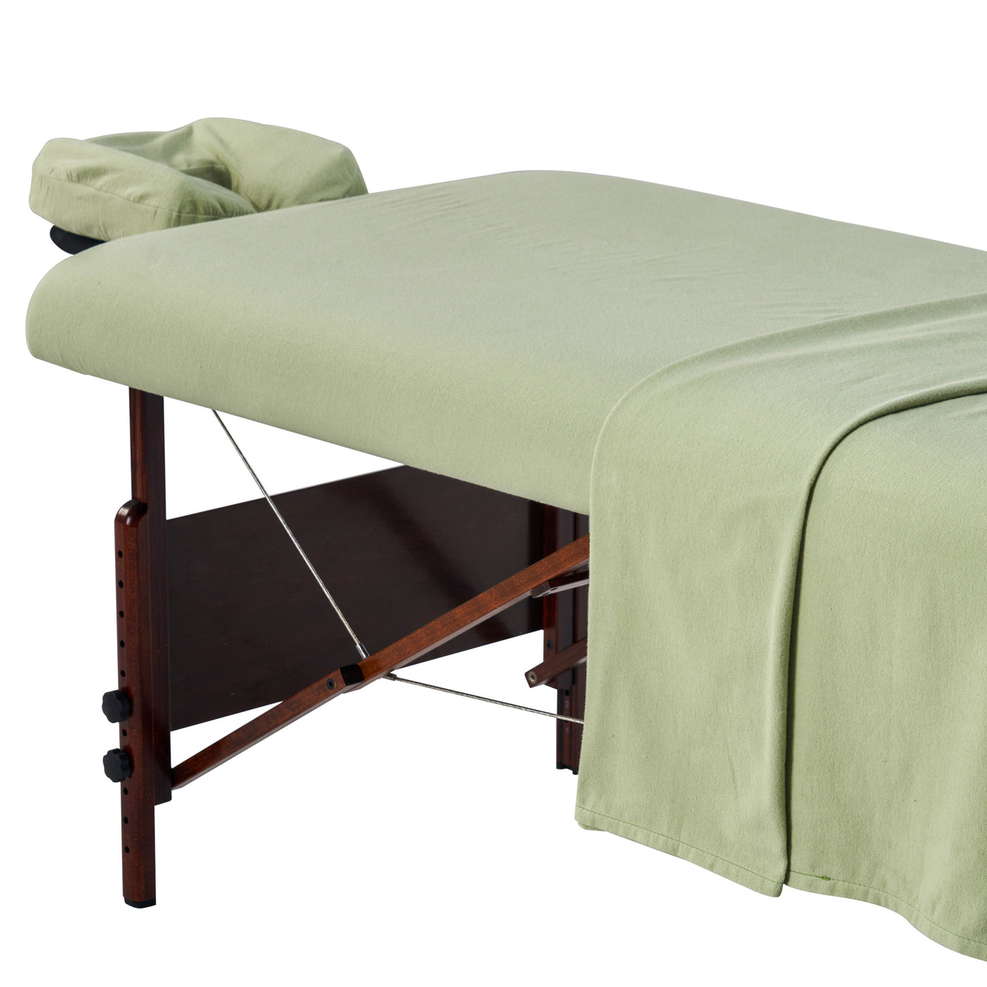 Lily Green Master Massage DELUXE Table Flannel 3 Piece Sheet Set