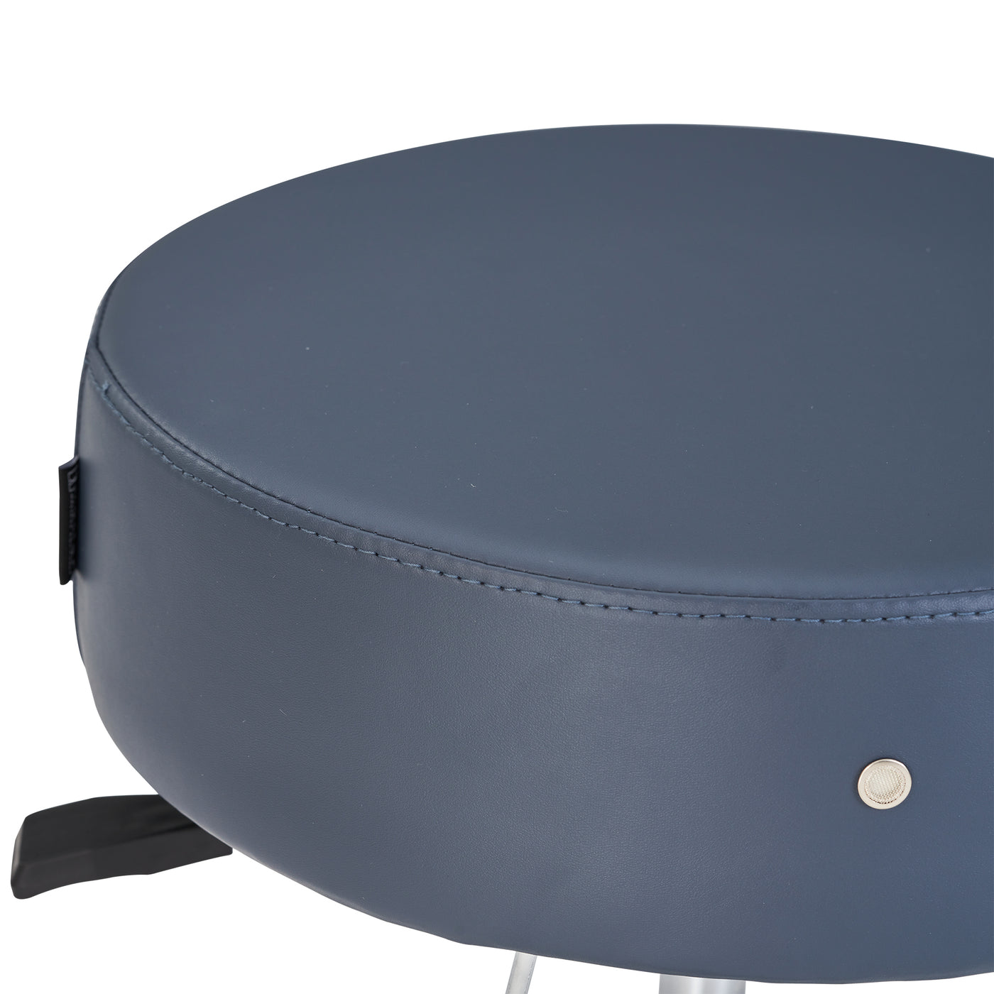 Master Massage The Glider Adjustable Rolling Stool Blue on a white background