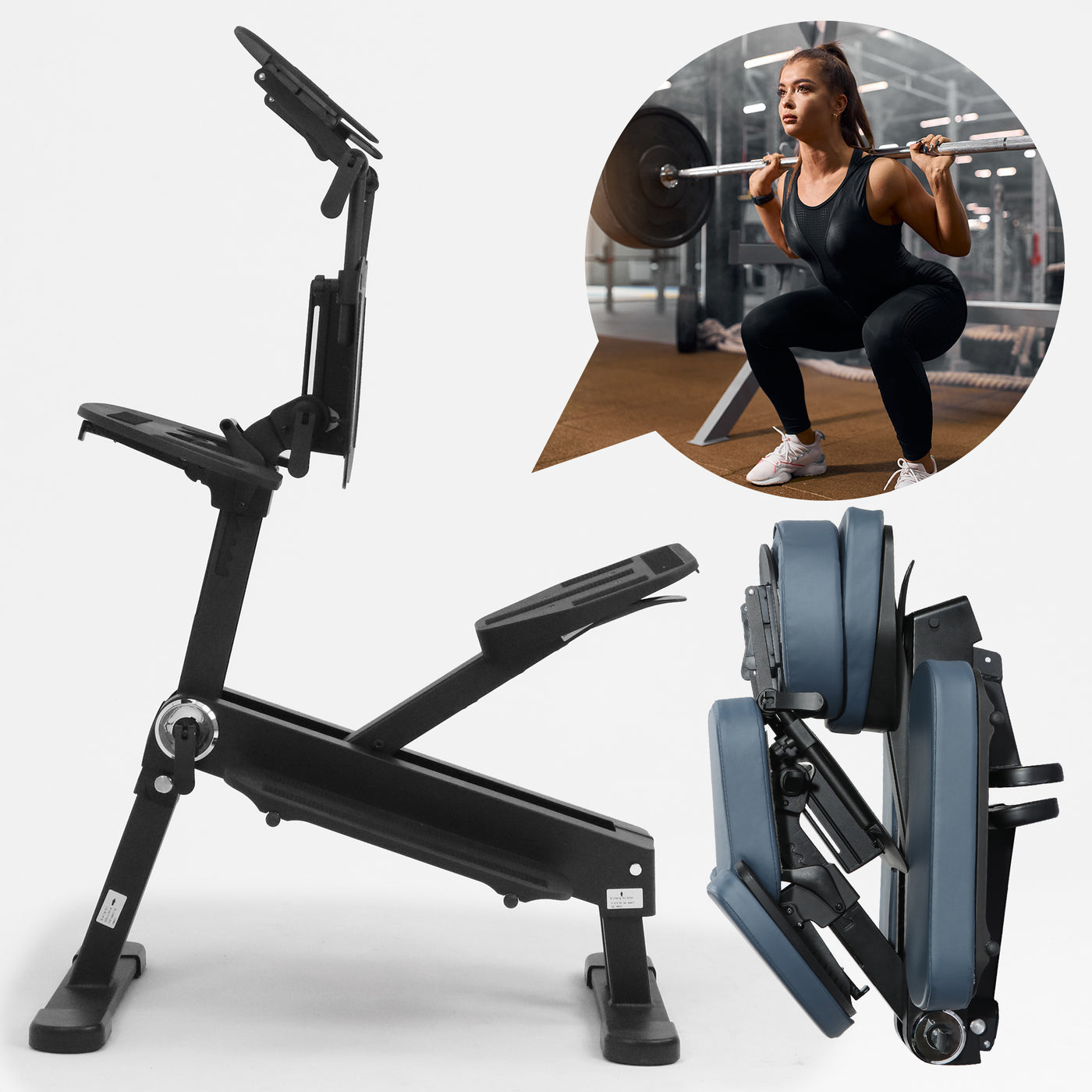 Master Massage Gymlane Portable Massage Chair in use; foldable and easy to carry.