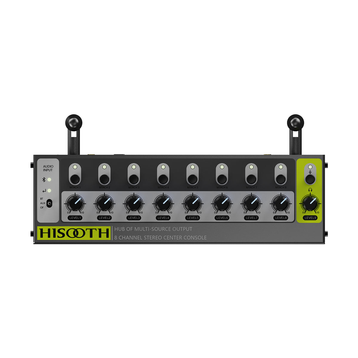 Hisooth SynchroHub — 8-Channel VibroAcoustic Control Console