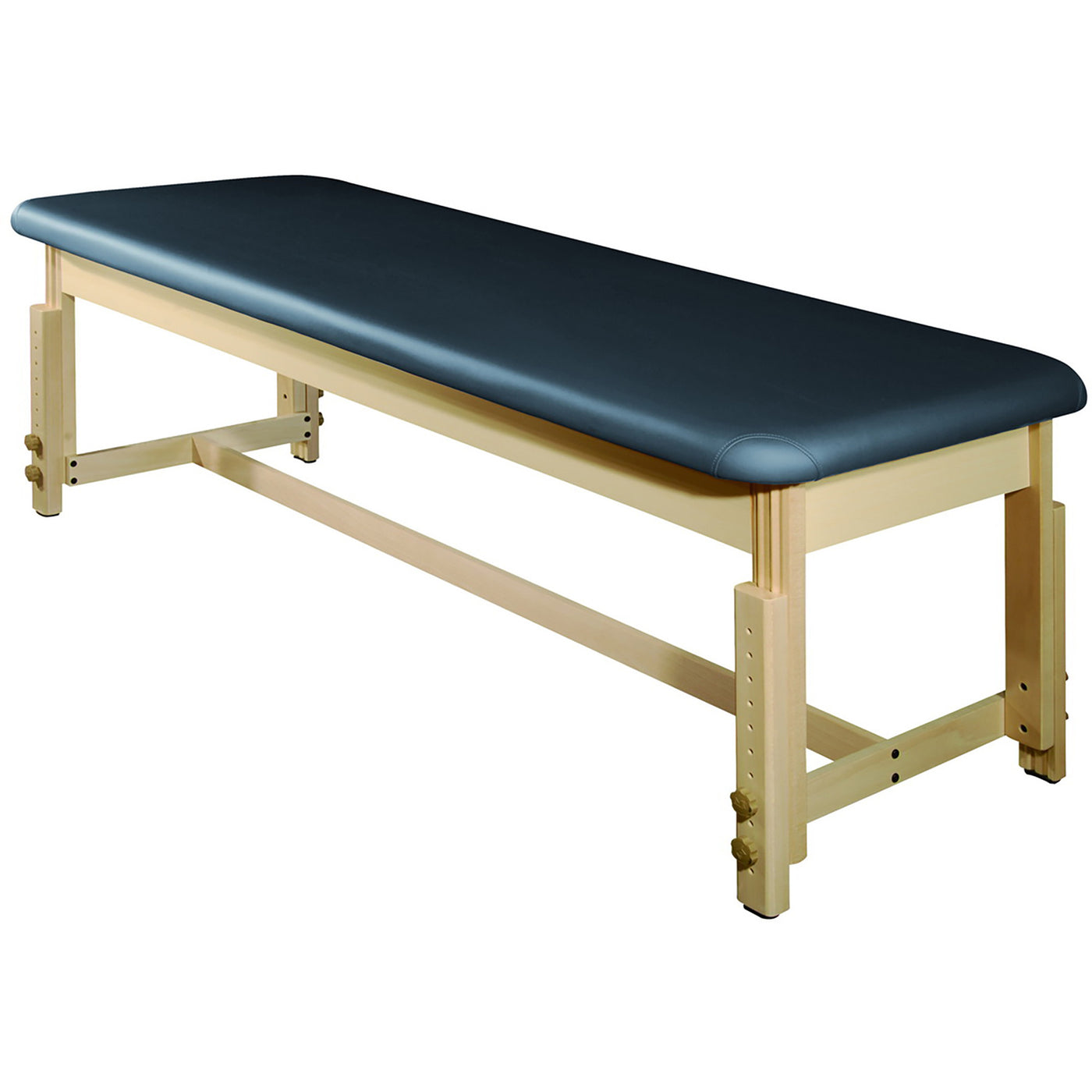 MT HARVEY Stationary Massage Table by MT with adjustable legs and oil- & water-resistant top.