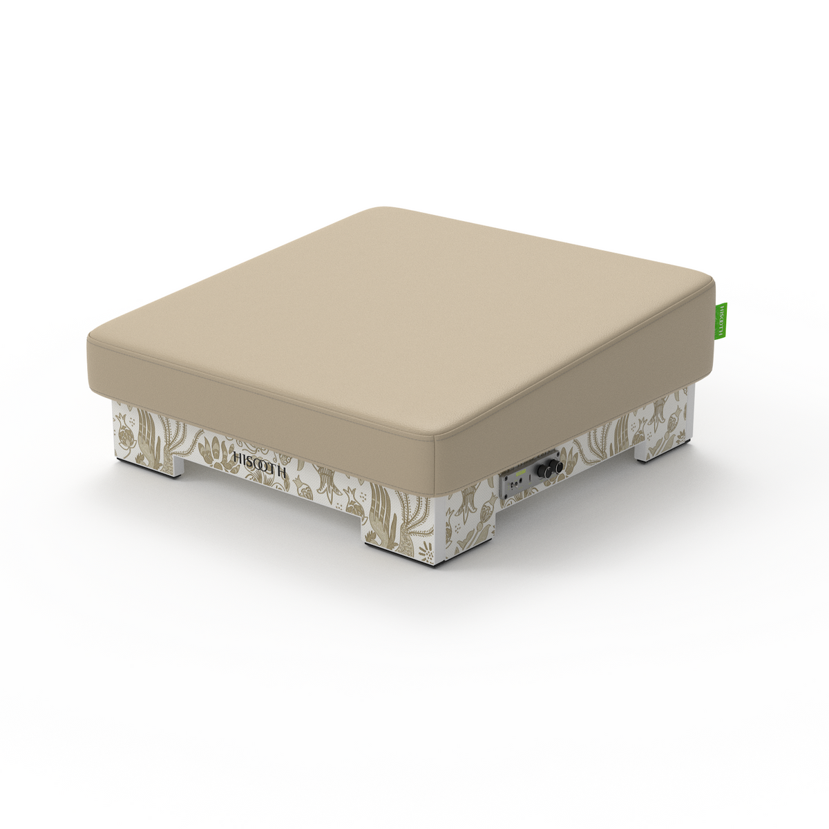 French Forest Pattern + Beige Hisooth LotusRise VibroAcoustic Therapy Meditation Platform
