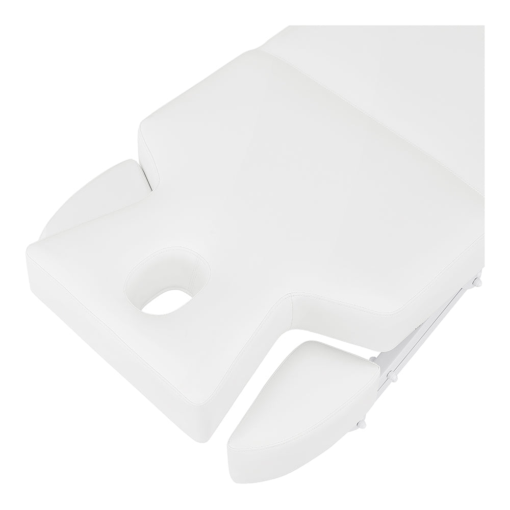 Adjustable armrest for Luxi 4 Motors Medical Spa Treatment Table on a white background