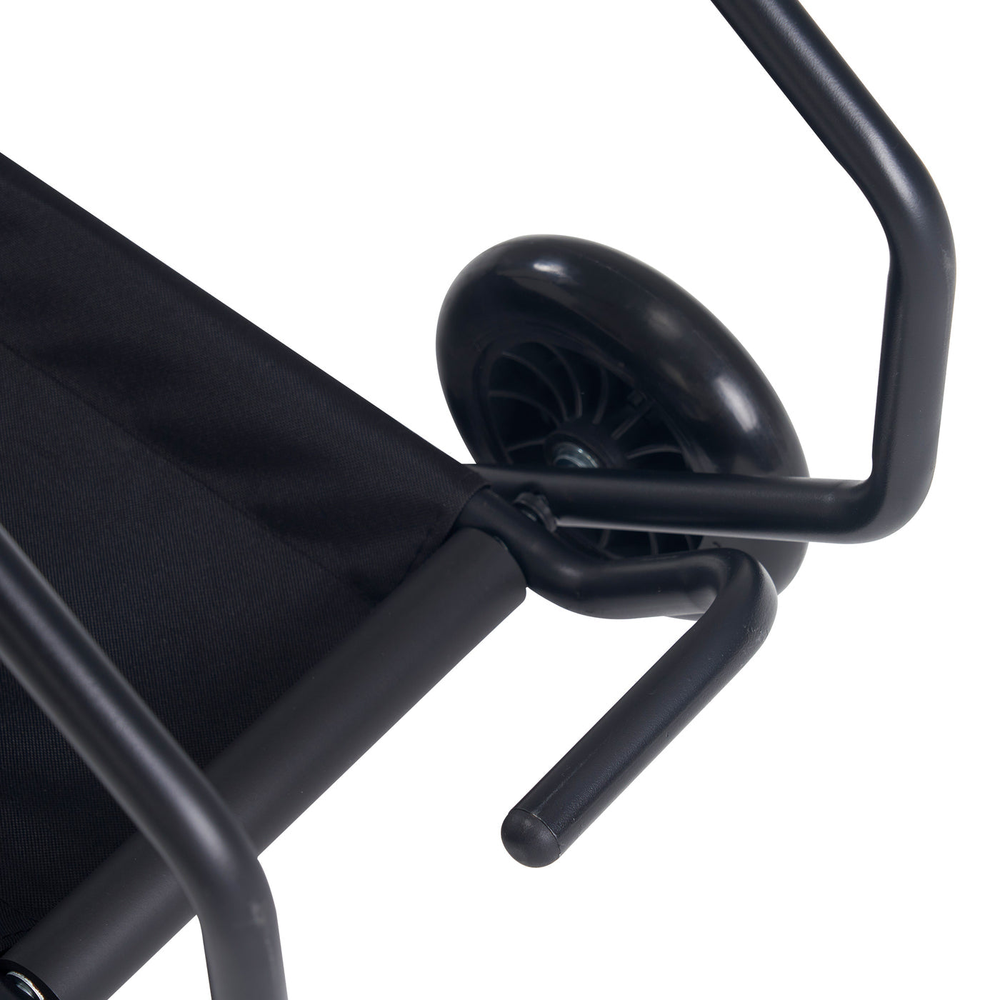 Close-up of a Master Massage Universal Wheeled TABLE CART on a white background