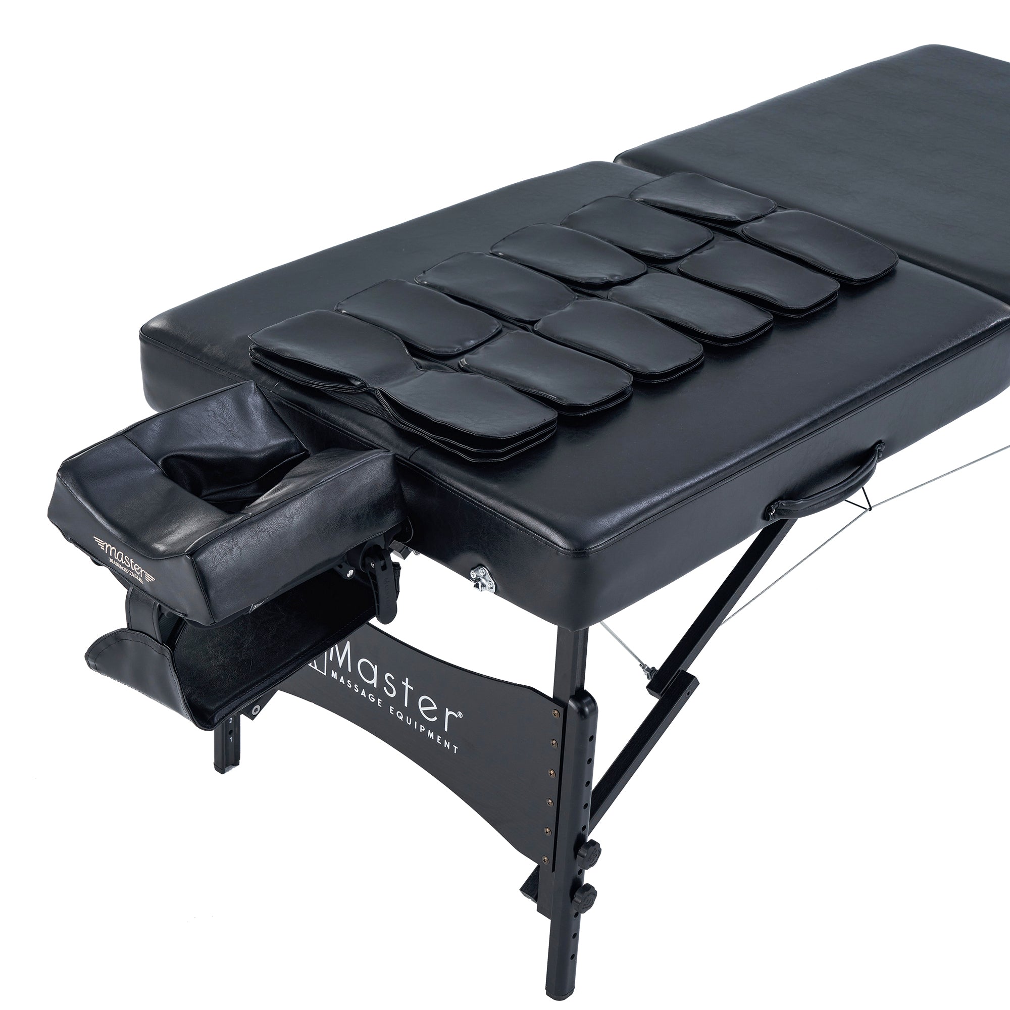 Master Massage MONACO Airwave table with segmented cushions for targeted relief.