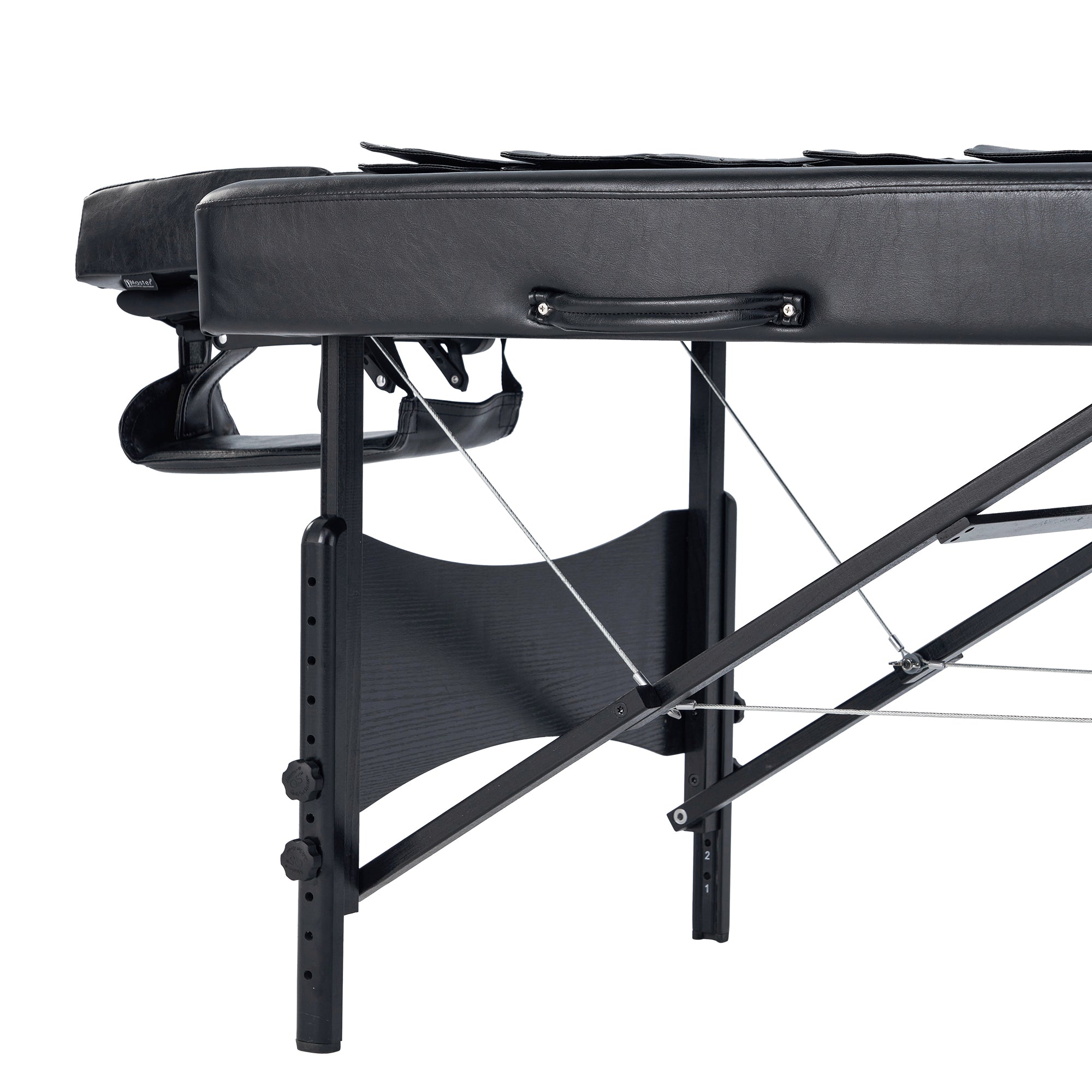 Master Massage MONACO Airwave Table offers full-body massage with adjustable-height legs.