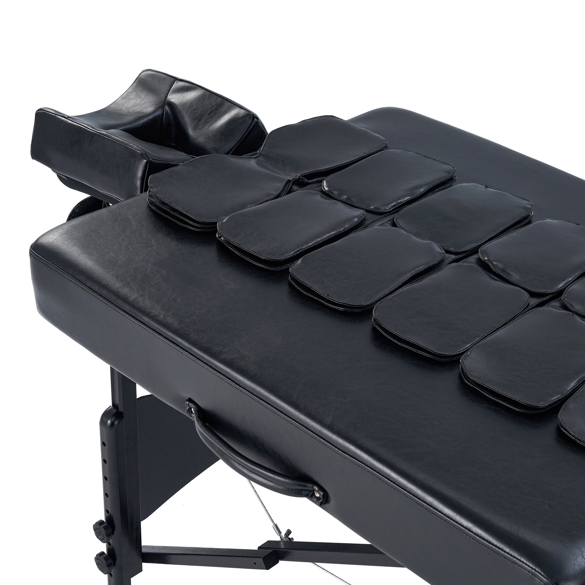 Master Massage MONACO Airwave table with segmented cushions for targeted discomfort relief.