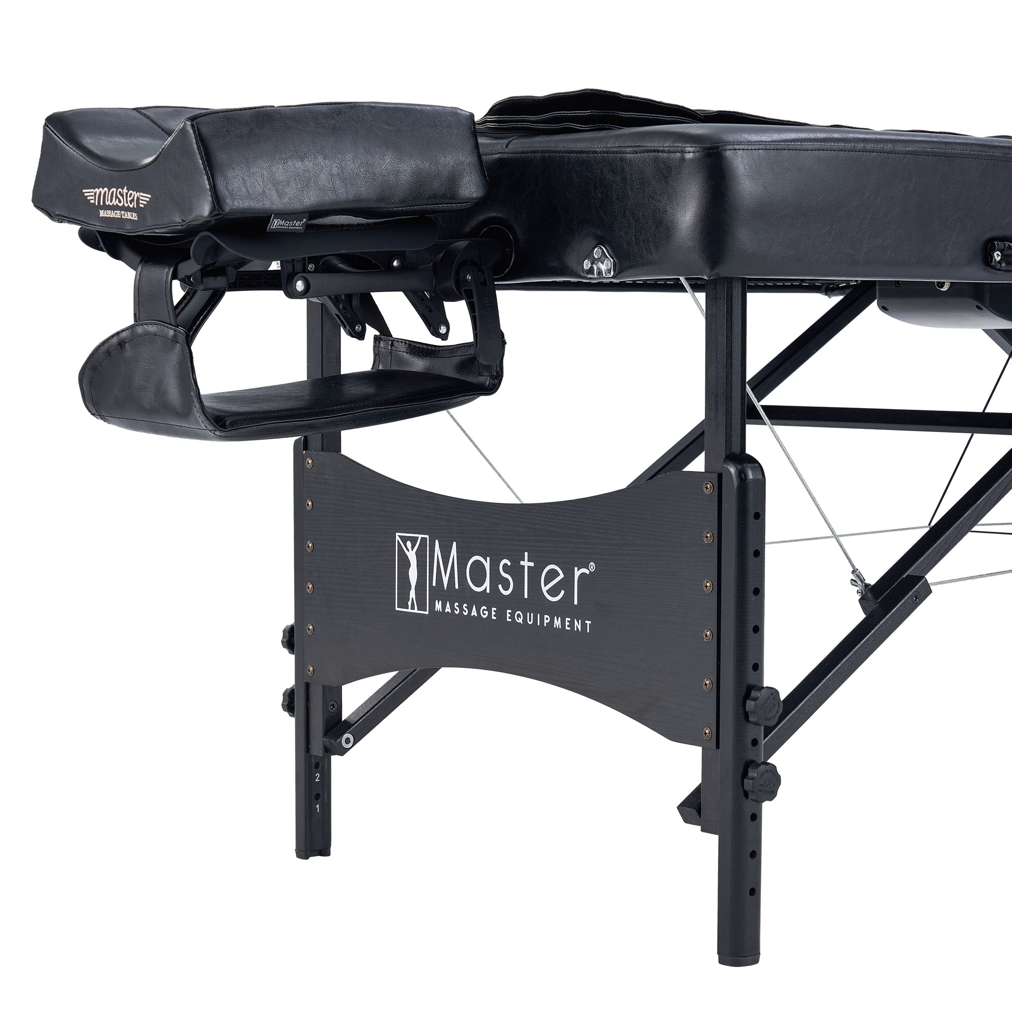 Master Massage MONACO Airwave table offers full-body massage with adjustable face cradle.
