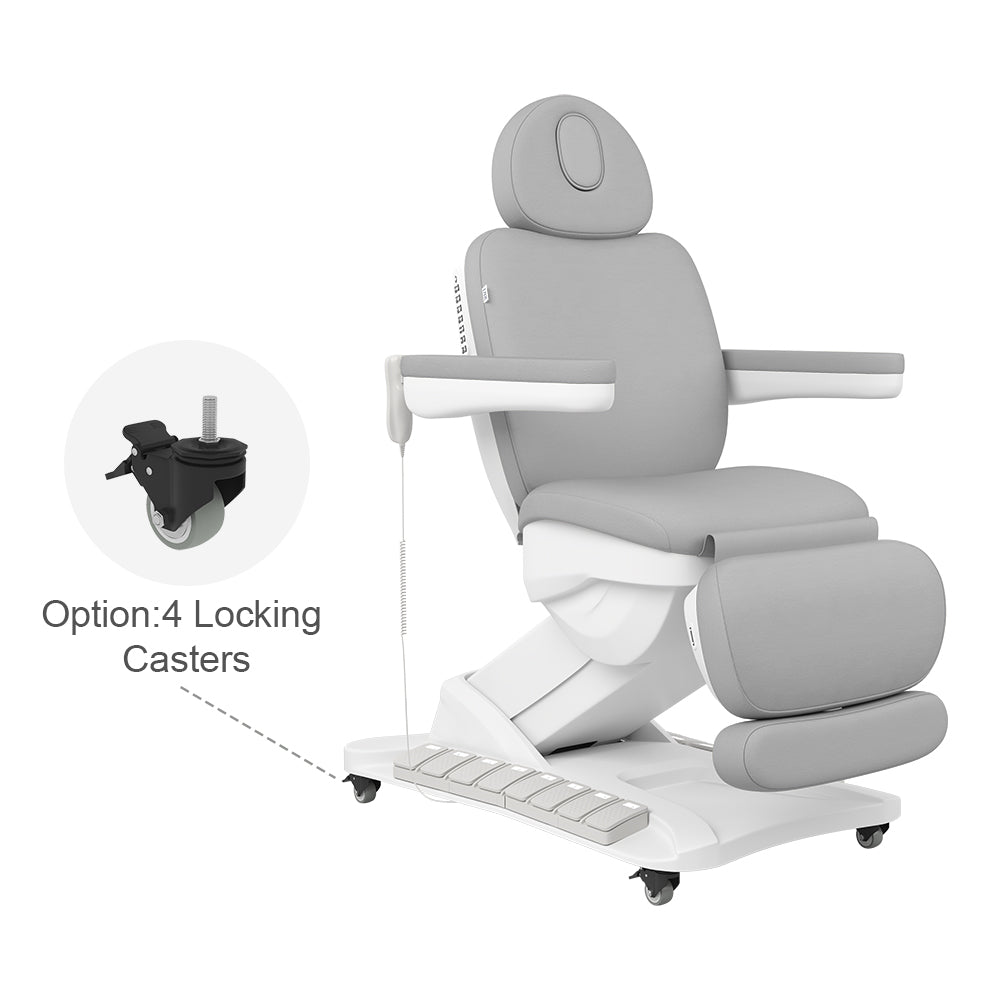 Locking Casters option for NaturVita Thermo Heated Med Spa Chair 4-Motors