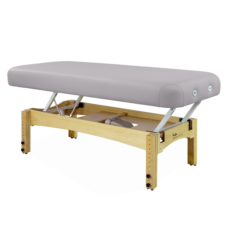 Touch America OLYMPUS FLAT Electric Lift Table Natural Pebble
