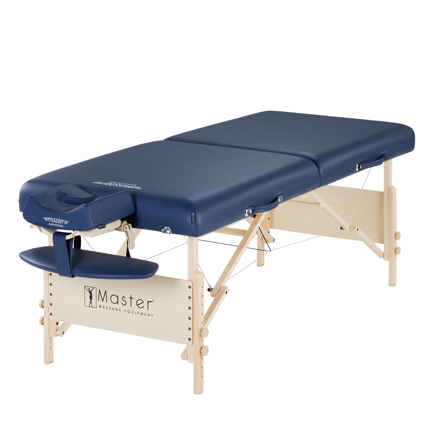 Master Massage CORONADO portable table with wood legs and adjustable face cradle for comfort.