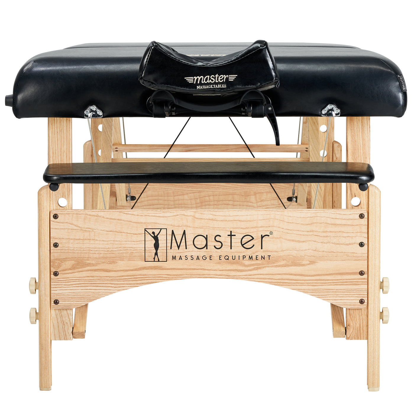 The Master Massage HUSKY GIBRALTAR is a heavy duty table with black memory foam and face cradle.