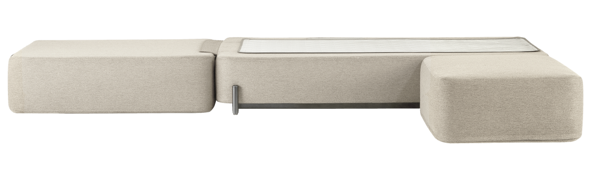 Beige Ceragem S4 Massage Lounger on a white background