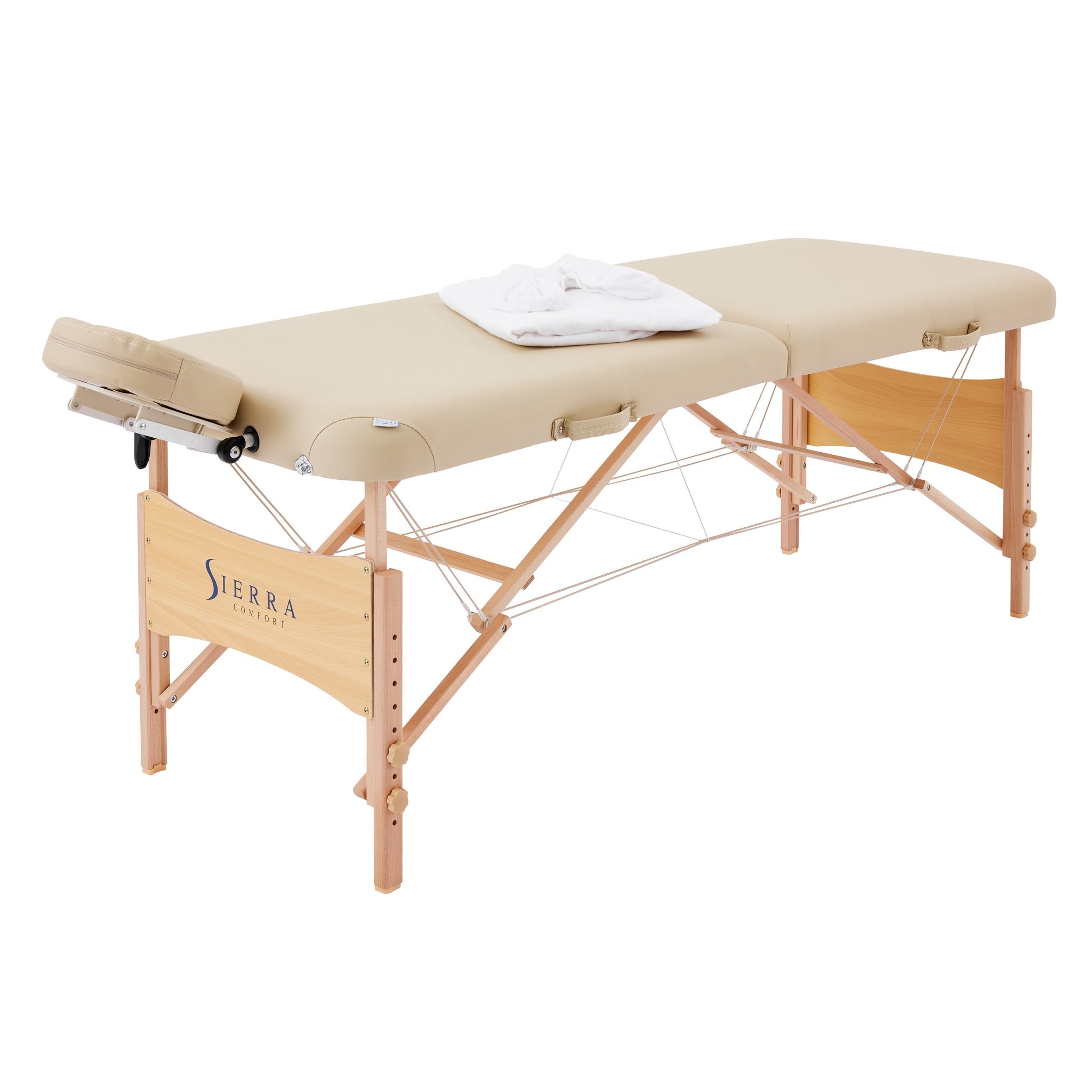 Sierra Comfort ALL-INCLUSIVE Portable Massage Table Beige