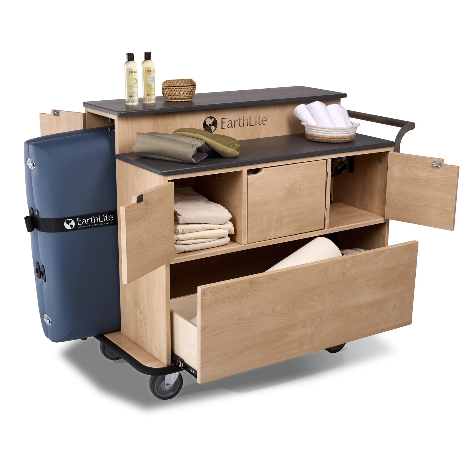 Earthlite Sanctuary Mobile Spa Cart