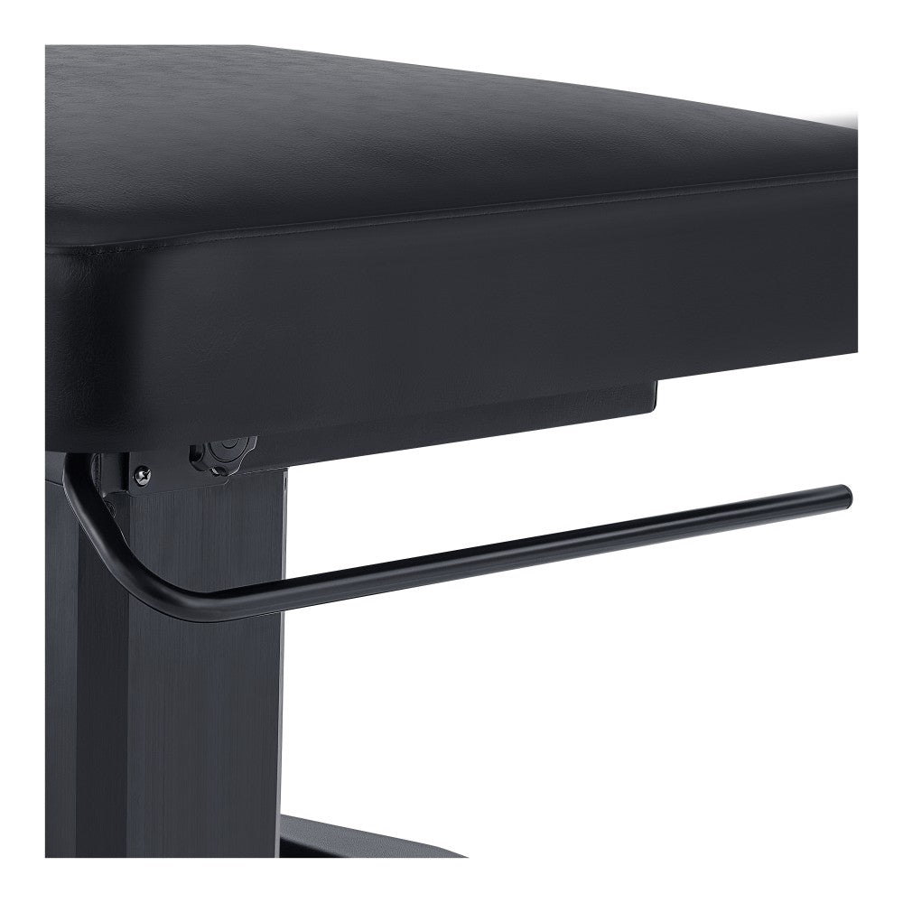 Black paper holder on a white background