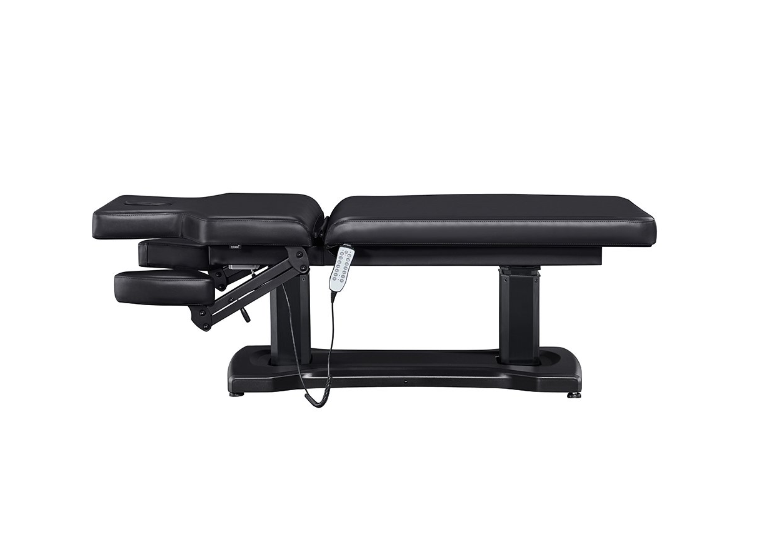 DIR Tranquility 4 Motors electric medical spa treatment table with adjustable controls.